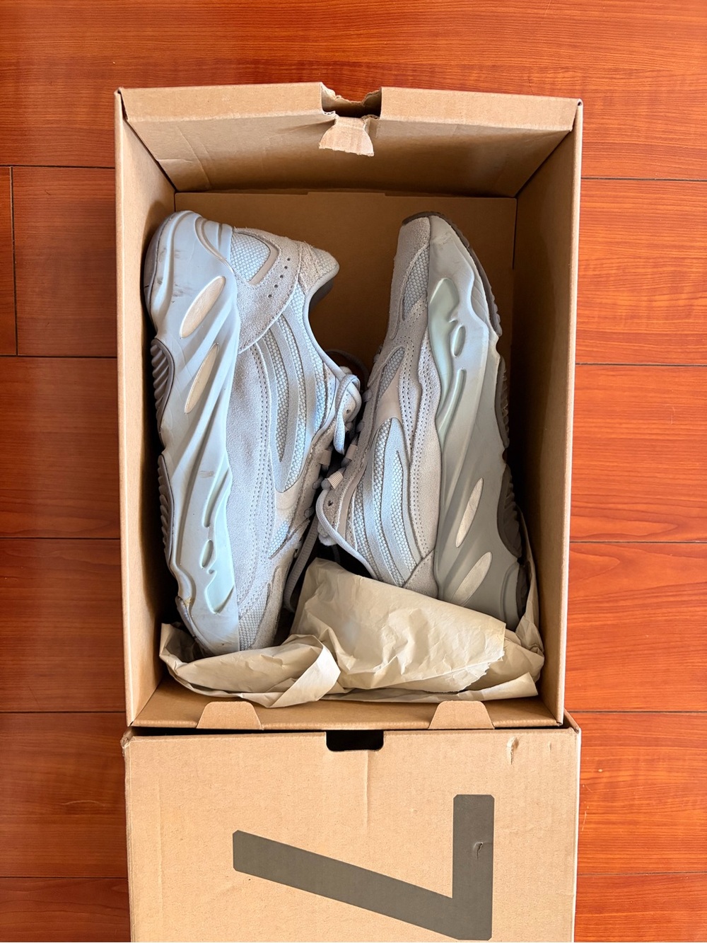Yeezy for Adidas Womens Sneakers in Light Gray